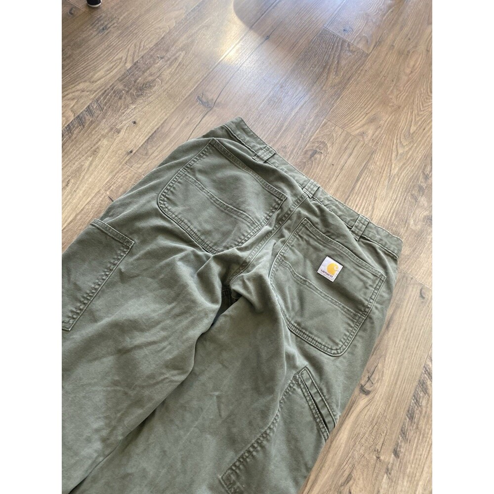 Carhartt Men's Green double knees - Picture 5 of 8